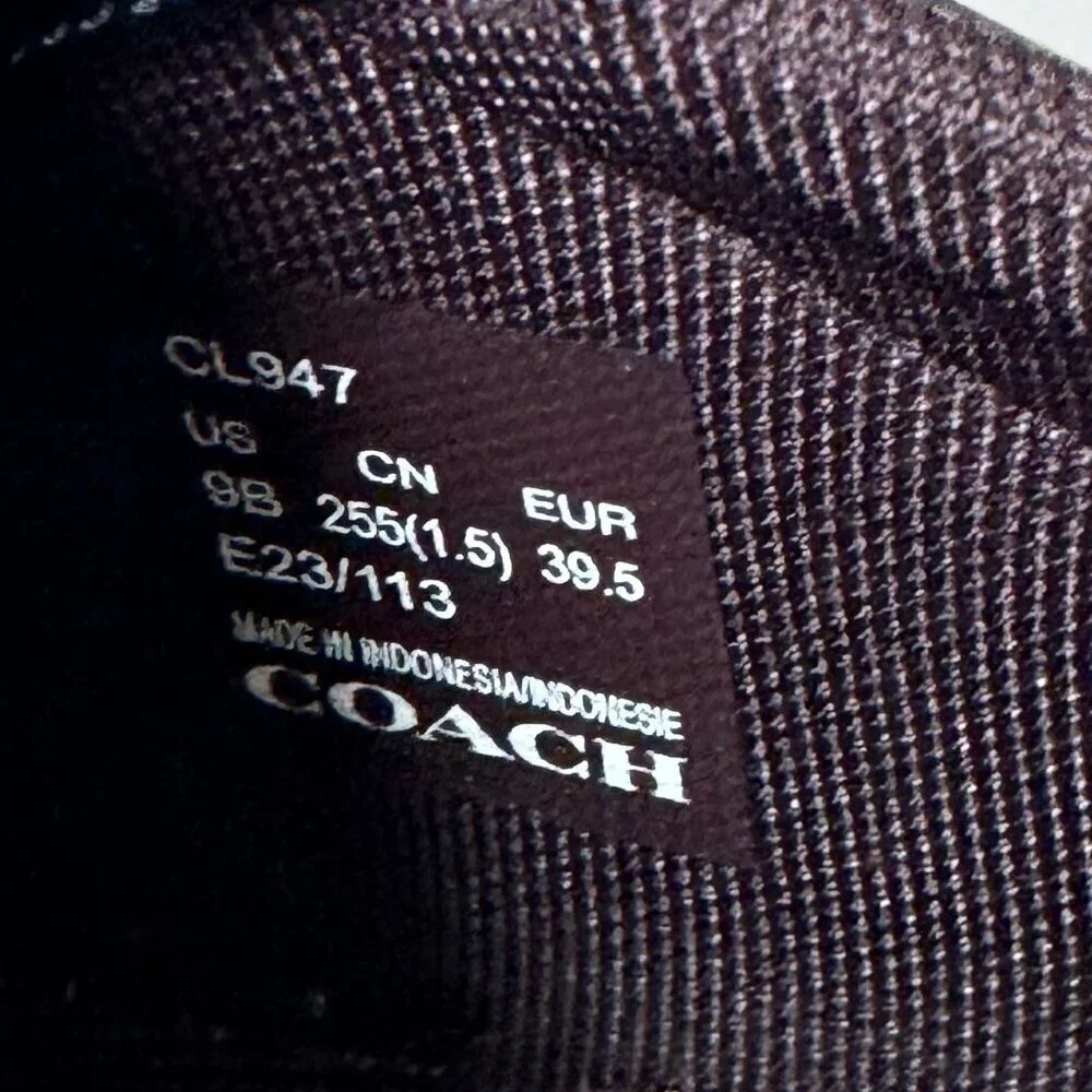 NWT Coach X Clip Mint + Serf Sneakers Sz.9 Low Top Signature Khaki Multi Canvas - Picture 5 of 16